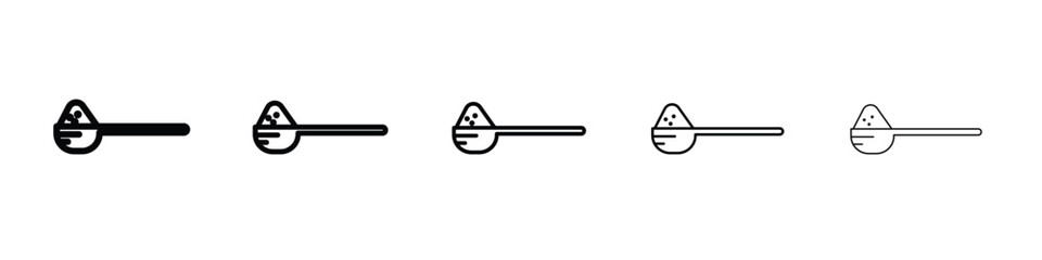 full spoon icon vector, Symbol, logo illustrations