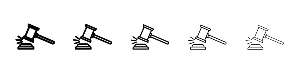 Gavel icon. Design for website and mobile apps.