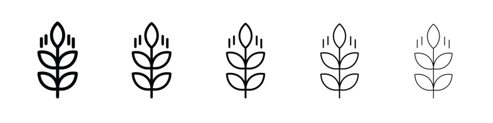 High fiber food icon vector, Symbol, logo illustrations