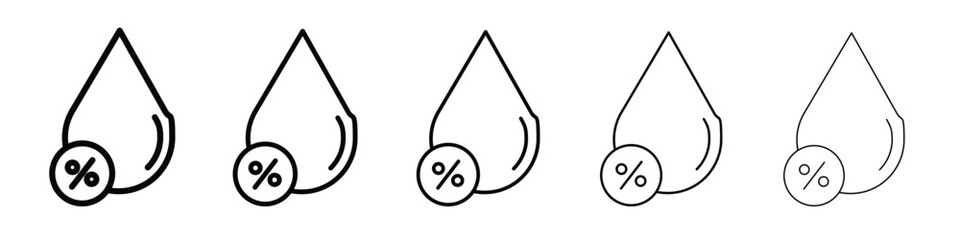 Humidity icon vector, Symbol, logo illustrations