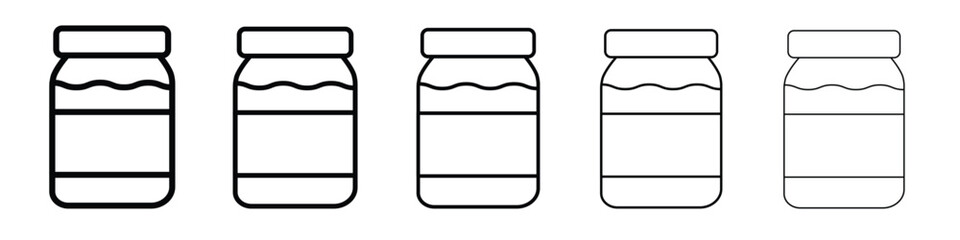 Jam icon vector, Symbol, logo illustrations