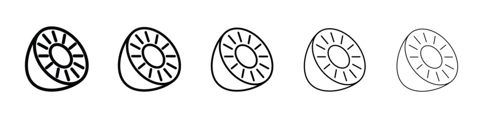 Kiwi icon vector, Symbol, logo illustrations