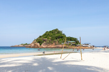 Breathtaking and scenic view of the beach at Redang Island, Malaysia.