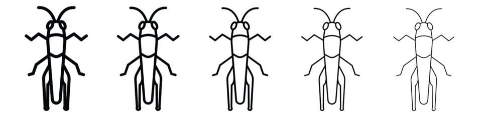 Locust icon vector, Symbol, logo illustrations