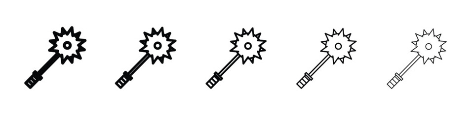 Mace icon vector, Symbol, logo illustrations
