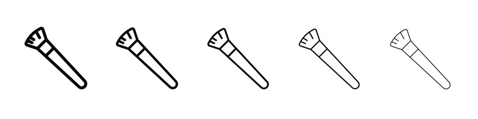 Makeup brush icon vector, Symbol, logo illustrations