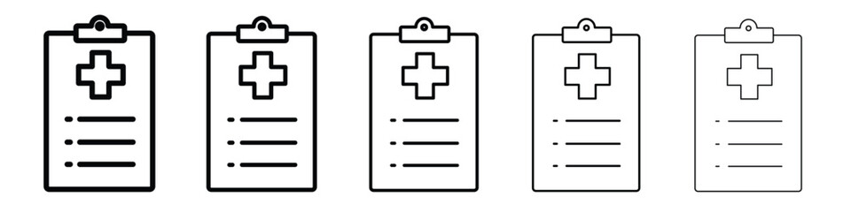 Medical report icon vector, Symbol, logo illustrations