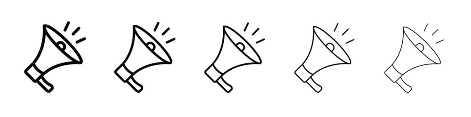 Megaphone icon vector, Symbol, logo illustrations