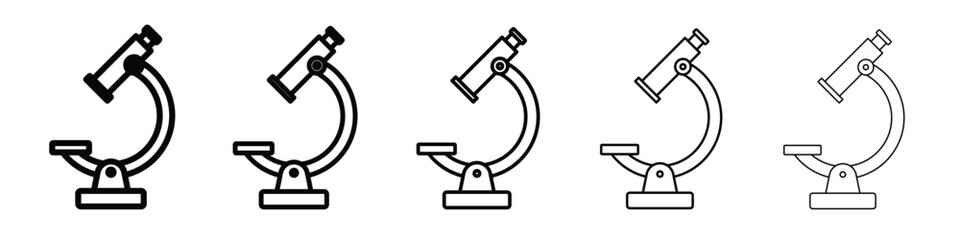 Microscope icon vector, Symbol, logo illustrations
