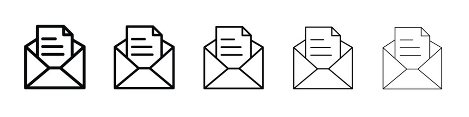 Newsletter icon vector, Symbol, logo illustrations