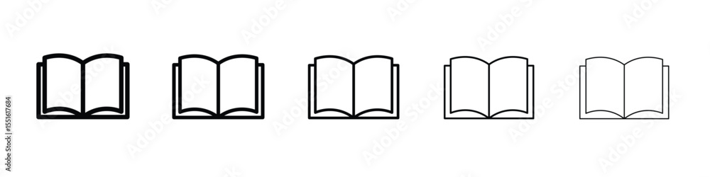 Poster open book icon. design for website and mobile apps.