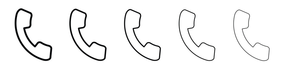Phone call icon vector, Symbol, logo illustrations