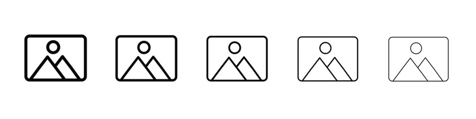 Picture icon vector, Symbol, logo illustrations