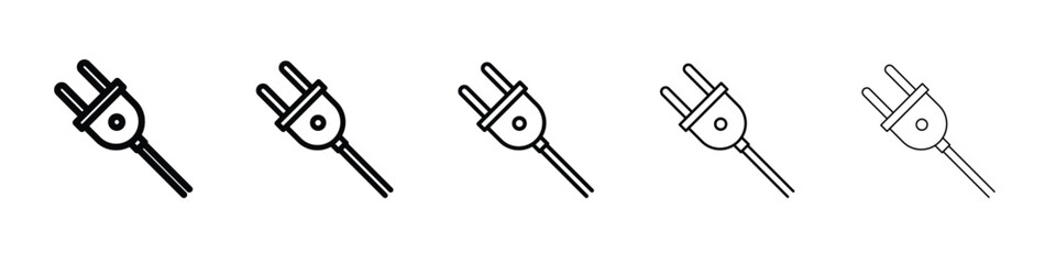 Plug icon vector, Symbol, logo illustrations
