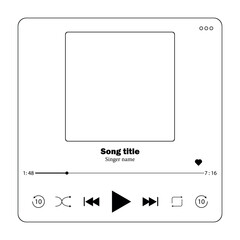 Headphone or video control panel icon, records voices.