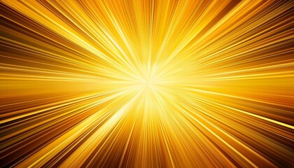 Obraz premium abstract yellow background with rays ai generated art illustration