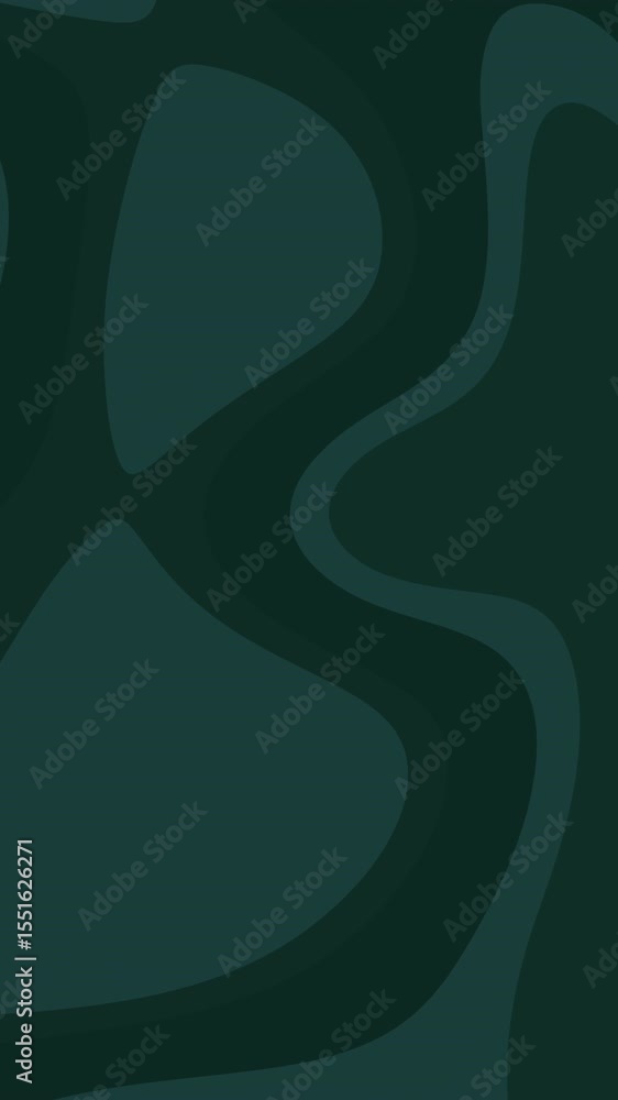 Aufkleber dark green gradient background with abstract shapes. shades vary from deep to teal green creating a 