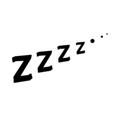 ZZZZ sleeping doodle icon 
