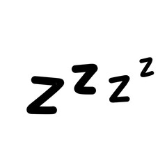 ZZZZ sleeping doodle icon 