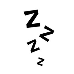 ZZZZ sleeping doodle icon 