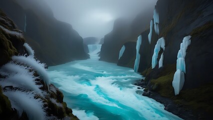 Frozen Falls, Misty View