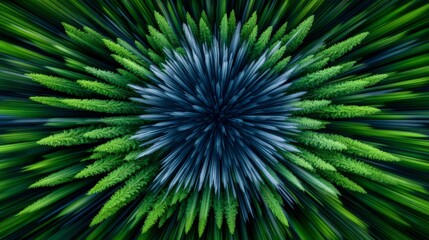 Obraz premium View from the air of a forest's upper layer, highlighting a solitary tree
