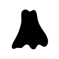 Superhero cloaks silhouette 