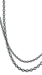 Twisted metal chain frame background, stories design. Gothic silver chain border 3D element isolated