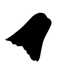 Superhero cloaks silhouette 