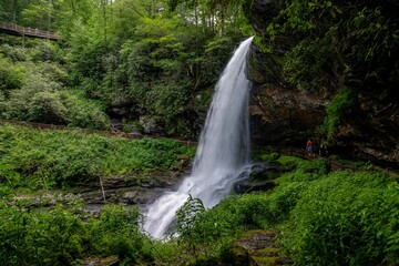 dry falls, highlands, north carolina