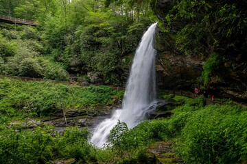 dry falls, highlands, north carolina