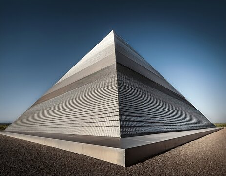 a pyramid with a triangular base viewed from an angle illustrating the slant height and apex of a triangular pyramid concept of triangular pyramids and geometric visualization