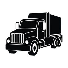 truck isolated on white