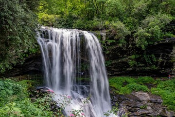 Obraz premium dry falls, highlands, north carolina