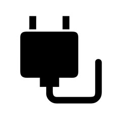 Power adapter icon vector illustration