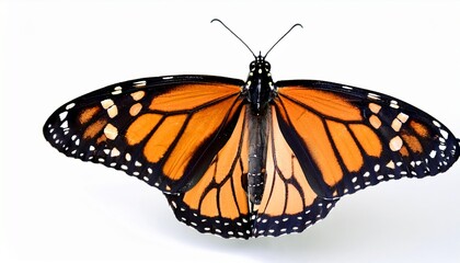 Fototapeta premium isolated monarch butterfly