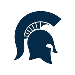 Spartan logo design template elements sparta vector Image