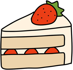 cake with strawberry