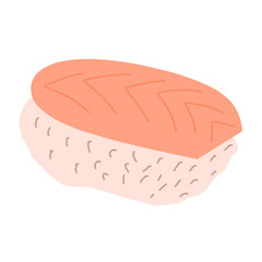 Japanese sushi illustration