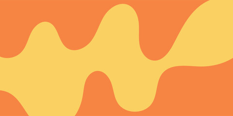 A minimal wavy abstract background with pastel colors, inspired by 60s and 70s retro style.Vector illustration.