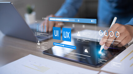 UX developers and UI designers who use web design to develop app interface layouts, future-proof...