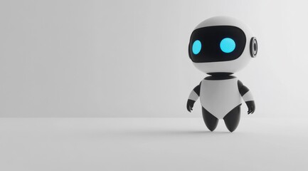 Standing Robot Character Cute Toy Figure