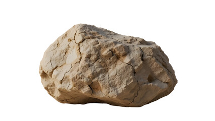 Isolated rock stone boulder element geology nature mineral rough outdoor brown solid desert 99charactr on transparent background