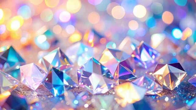 Colorful gemstones background