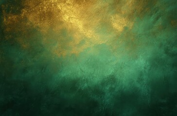 Obraz premium Abstract background with a blend of golden yellow and green hues creating depth
