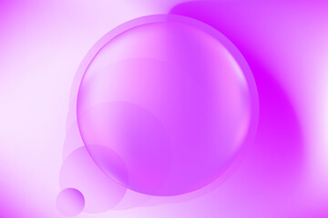 Obraz premium Abstract digital background with luminous glossy pink, purple sphere. Lavender gradient texture with dotted pattern. Ideal for technology presentation, corporate design, futuristic technology