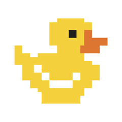 Obraz premium Pixel Duck