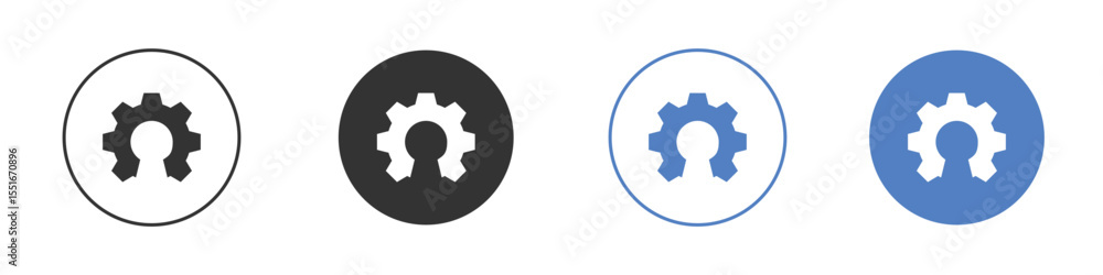 Poster open source icon symbol set. vector graphic design