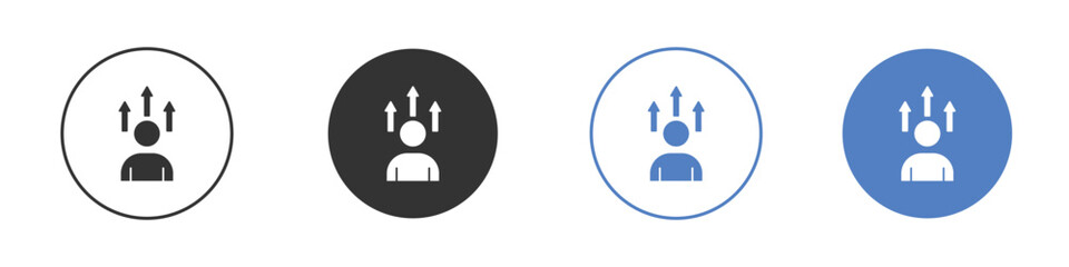 Personal development icon vector, Symbol, logo illustrations