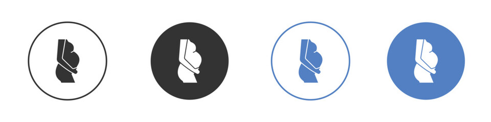 Pregnancy icon vector, Symbol, logo illustrations